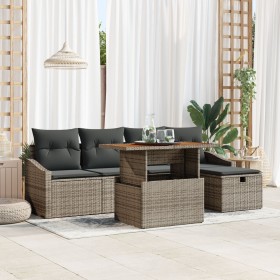 Comprar Conjunto de Sofá de Jardín de 6 Piezas