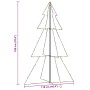 Árbol de Navidad 240 luces LED interior y exterior 118x180 cm en Decoración Festiva y Estacional | Comprar online en Foru.es