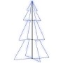 Árbol de Navidad 240 luces LED interior y exterior 118x180 cm en Decoración Festiva y Estacional | Comprar online en Foru.es