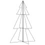 Árbol de Navidad 240 luces LED interior y exterior 118x180 cm en Decoración Festiva y Estacional | Comprar online en Foru.es