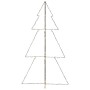 Árbol de Navidad 300 luces LED interior y exterior 120x220 cm en Decoración Festiva y Estacional | Comprar online en Foru.es