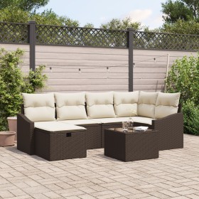 Comprar Conjunto de Sofá de Jardín de 7 Piezas