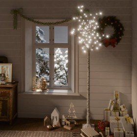 Árbol de Navidad LED blanco frío sauce interior exterior 2,2 m en Decoración Festiva y Estacional | Comprar online en Foru.es
