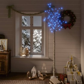 Árbol de Navidad LED azul sauce de interior y exterior 2,2 m en Decoración Festiva y Estacional | Comprar online en Foru.es