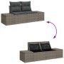 Set de sofá de jardín de 7 piezas con cojines de ratán sintético gris | Foro24.es | Tu tienda online para hogar, jardín y más Foro24.es