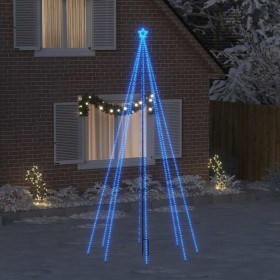 LED árbol de Navidad interior y exterior 576 LED azul 3,6 m en Decoración Festiva y Estacional | Comprar online en Foru.es