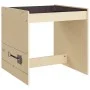 Mesa y sillas infantiles 3 pzas diseño coche todoterreno MDF de vidaXL, muebles para bebés y niños pequeños - Ref: Foro24-104...