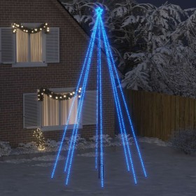 LED árbol de Navidad interior y exterior 800 LED azul 5 m en Decoración Festiva y Estacional | Comprar online en Foru.es