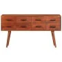 Aparador de madera maciza de mango 110x30x59 cm de vidaXL, Aparadores - Ref: Foro24-338430, Precio: 170,08 €, Descuento: %