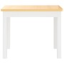 Mesa y silla infantil 3 pzas MDF blanco y beige de vidaXL, muebles para bebés y niños pequeños - Ref: Foro24-10410, Precio: 8...