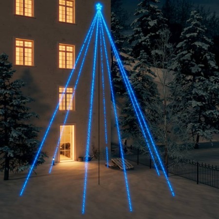 LED árbol de Navidad interior y exterior 1300 LED azul 8 m en Decoración Festiva y Estacional | Comprar online en Foru.es