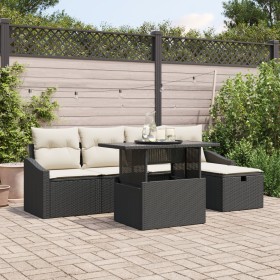 Comprar Set de sofá de jardín de 6 piezas con