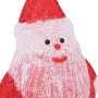 Figura de Papá Noel de acrílico navideño LED 28 cm en Decoración Festiva y Estacional | Comprar online en Foru.es