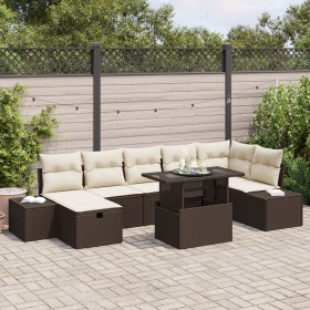 Comprar Juego de Sofá de Jardín de 8 Piezas con