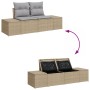 Conjunto de Sofá de Jardín de 8 Piezas con Cojines Beige Ratán de , Sofás de exterior - Ref: Foro24-3361219, Precio: 601,70 €...