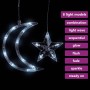 Luces estrella y luna 138 LEDs blanco frío con control remoto en Decoración Festiva y Estacional | Comprar online en Foru.es