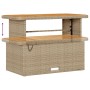 Sofá de Jardín de 8 Piezas con Cojines Beige Ratán PE Acacia, Comedor de Jardín de 3 Piezas con Cojines Beige Ratán PE Acacia | Foro24.es | Tu tienda online para hogar, jardín y más Foro24.es