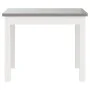 Mesa y sillas infantiles 3 piezas MDF blanco y gris de vidaXL, muebles para bebés y niños pequeños - Ref: Foro24-10409, Preci...