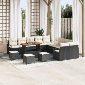 Comprar Juego de sofá de jardín de 13 piezas con
