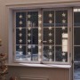 Cortina de luces estrellas 200 LEDs blanco cálido 8 funciones en Decoración Festiva y Estacional | Comprar online en Foru.es