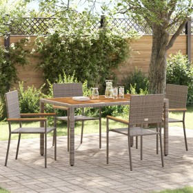 Comprar Conjunto de Comedor de 5 Piezas Gris
