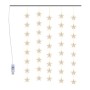 Cortina de luces estrellas 200 LEDs blanco cálido 8 funciones en Decoración Festiva y Estacional | Comprar online en Foru.es