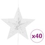 Cortina de luces estrellas 200 LEDs blanco cálido 8 funciones en Decoración Festiva y Estacional | Comprar online en Foru.es