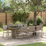 Set de Comedor de Jardín de 9 Piezas en Poliratán Gris de , Sillas de jardín - Ref: Foro24-3365421, Precio: 697,53 €, Descuen...