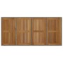 Conjunto de Comedor de Jardín de 7 Piezas Gris Poliratán Acacia, Sillas Apilables de Jardín  con Cojines 2 pcs Gris Poliratán | Foro24.es | Tu tienda online para hogar, jardín y más Foro24.es