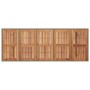 Juego de Comedor de Jardín de 9 piezas Gris Poliratán Acacia, Sillas Apilables de Jardín con Cojines 2 pcs Gris Poliratán de ...