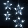 Cortina de luces estrellas 200 LEDs blanco frío 8 funciones en Decoración Festiva y Estacional | Comprar online en Foru.es