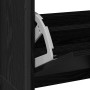 Zapatero con 4 Cajones Plegables Negro Roble 100x34x112 cm | Foro24.es | Tu tienda online para hogar, jardín y más Foro24.es