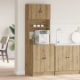 Gabinete de Cocina Roble Artesanal 60x50x180 cm Madera Ingenierizada de , Armarios de cocina - Ref: Foro24-3365556, Precio: 1...