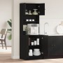 Gabinete de Cocina Roble Negro 60x50x180 cm Madera Elaborada de , Armarios de cocina - Ref: Foro24-3365557, Precio: 173,68 €,...