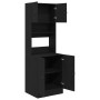 Gabinete de Cocina Roble Negro 60x50x180 cm Madera Elaborada de , Armarios de cocina - Ref: Foro24-3365557, Precio: 173,68 €,...