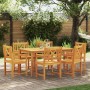 Conjunto de Comedor de Jardín de 7 Piezas de Madera Maciza de Acacia de , Mesas de jardín - Ref: Foro24-3375653, Precio: 649,...