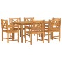 Conjunto de Comedor de Jardín de 7 Piezas de Madera Maciza de Acacia de , Mesas de jardín - Ref: Foro24-3375653, Precio: 649,...