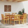 Conjunto de Comedor de Jardín de 7 Piezas de Madera Maciza de Acacia de , Mesas de jardín - Ref: Foro24-3375653, Precio: 649,...
