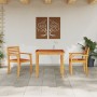 Conjunto de Comedor de Jardín de 3 Piezas de Madera Sólida de Acacia de , Mesas de jardín - Ref: Foro24-3375671, Precio: 254,...