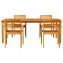Juego de Comedor de Jardín de 9 Piezas de Madera Sólida de Acacia de , Mesas de jardín - Ref: Foro24-3375674, Precio: 686,36 ...
