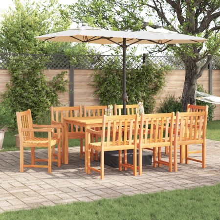 Juego de Comedor de Jardín de 7 Piezas de Madera Sólida de Acacia de , Mesas de jardín - Ref: Foro24-3375686, Precio: 636,39 ...