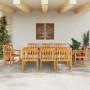Conjunto de Comedor para Jardín de 9 Piezas en Madera Sólida de Acacia de , Mesas de jardín - Ref: Foro24-3375687, Precio: 86...