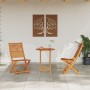 Conjunto de Bistro Plegable de 3 Piezas en Acacia Maciza de , Mesas de jardín - Ref: Foro24-3375688, Precio: 167,67 €, Descue...