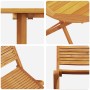 Conjunto de Bistro Plegable de 3 Piezas en Acacia Maciza de , Mesas de jardín - Ref: Foro24-3375688, Precio: 167,67 €, Descue...