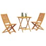 Conjunto de Bistro Plegable de 3 Piezas de Madera de Acacia Sólida de , Mesas de jardín - Ref: Foro24-3375690, Precio: 180,16...