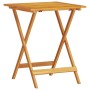 Conjunto de Bistro Plegable de 3 Piezas de Madera de Acacia Sólida de , Mesas de jardín - Ref: Foro24-3375690, Precio: 180,16...