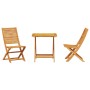 Conjunto de Bistro Plegable de 3 Piezas de Madera Sólida de Acacia de de , Mesas de jardín - Ref: Foro24-3375696, Precio: 188...