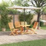 Juego de Comedor de Jardín de 5 Piezas de Madera de Acacia Maciza de , Mesas de jardín - Ref: Foro24-3375700, Precio: 327,27 ...
