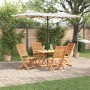 Juego de Comedor de Jardín de 5 Piezas de Madera Sólida de Acacia de , Mesas de jardín - Ref: Foro24-3375702, Precio: 338,11 ...