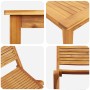 Juego de Comedor de Jardín de 5 Piezas de Madera Sólida de Acacia de , Mesas de jardín - Ref: Foro24-3375702, Precio: 338,11 ...
